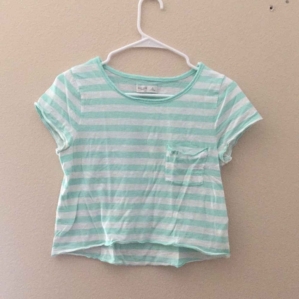 Striped crop top